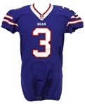 2013 EJ Manuel Buffalo Bills Signed Game Worn Home Jersey (MEARS LOA & PSA/DNA)
