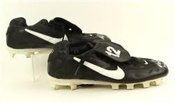 1997 circa Wade Boggs New York Yankees Signed Game Worn Nike Cleats (MEARS LOA/JSA)