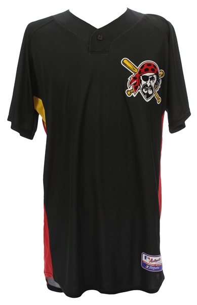 2007 Humberto Cota Pittsburgh Pirates Game Worn Batting Practice Jersey (MEARS LOA)