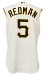 2004 Tike Redman Pittsburgh Pirates Game Worn Home Jersey Vest (MEARS LOA)