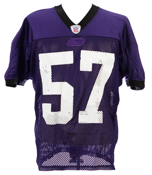 2007 Bart Scott Baltimore Ravens Game Worn Pants & Practice Jersey (MEARS LOA)