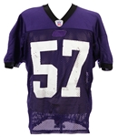2007 Bart Scott Baltimore Ravens Game Worn Pants & Practice Jersey (MEARS LOA)