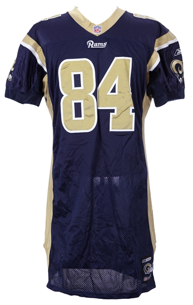2001 Ernie Conwell St. Louis Rams Game Worn Home Jersey (MEARS LOA/Equipment Manager LOA)