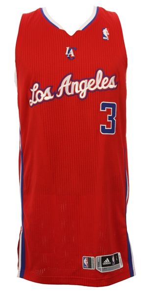 2011-12 Chris Paul Los Angeles Clippers Game Worn Road Jersey (MEARS LOA)