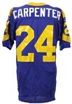 1993-2000 St. Louis Rams Game Worn Jersey Collection - Lot of 4 w/ Sean Landeta, Nate Hobgood Chittick, Ron Carpenter & Chris Thomas (MEARS LOA)