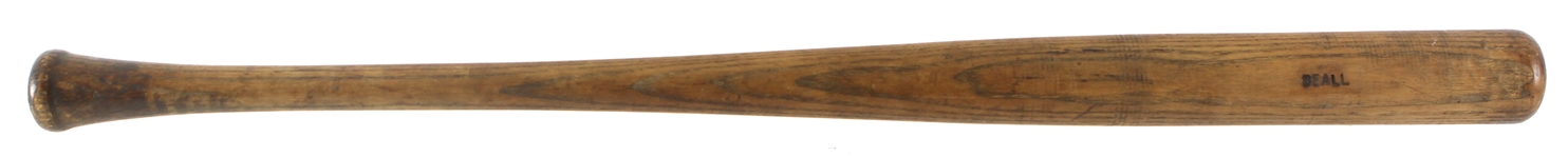 1909-18 Johnny Beall Indians Sox Reds Cardinals H&B Louisville Slugger Game Used Vault Marked Bat