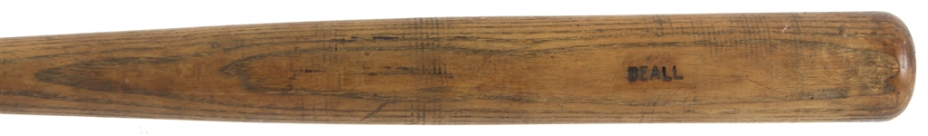 1909-18 Johnny Beall Indians Sox Reds Cardinals H&B Louisville Slugger Game Used Vault Marked Bat
