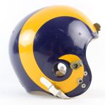 1977 Rod Perry Los Angeles Rams Game Worn Helmet (MEARS LOA)