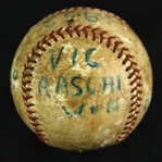 1952 (October 6) Brooklyn Dodgers New York Yankees ONL Giles Ebbets Field World Series Game Used Baseball (MEARS LOA)