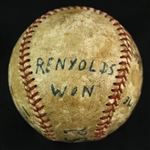1952 (October 7) Brooklyn Dodgers New York Yankees ONL Giles Ebbets Field World Series Game Used Baseball (MEARS LOA)