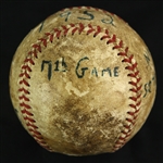 1952 (October 7) Brooklyn Dodgers New York Yankees ONL Giles Ebbets Field World Series Game Used Baseball (MEARS LOA)