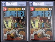 1977 Jonah Hex #1 PGC Slabbed Comic Books - Lot of 2 (PGX 8.5)