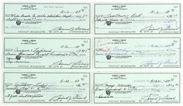 1989 Sam Snead Signed Personal Check Collection - Lot of 10 