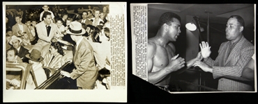 1920's-60's Baseball & Boxing Photography Collection - Lot of 16 w/ Muhammad Ali, Roberto Clemente, Lou Gehrig, Walter Johnson & More
