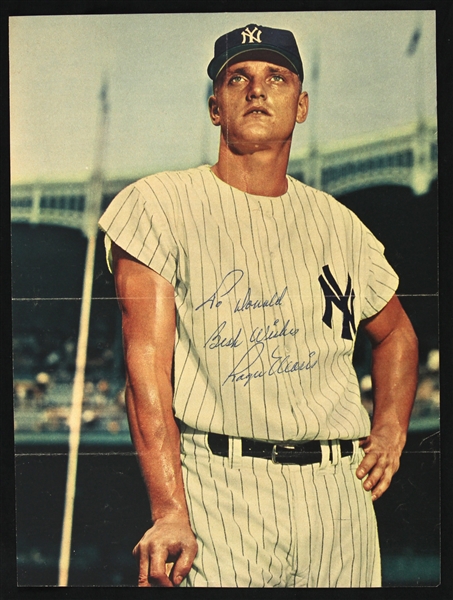 1960s Roger Maris New York Yankees Signed Magazine Photo (JSA Full Letter)