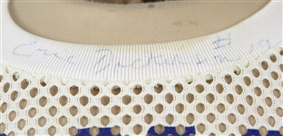 1979-81 circa Eric Dickerson SMU ”Pony Express” Signed Road Jersey (MEARS A10/JSA)”With Senior Season Autograph”