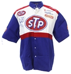 1995 Richard Petty Signed Pit Crew Race Worn Shirt (MEARS LOA/*JSA*)