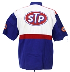 1995 Richard Petty Signed Pit Crew Race Worn Shirt (MEARS LOA/*JSA*)