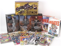1960-Present Collection of Toys, Comics & Posters Batman, Barbie (Lot of 20+)