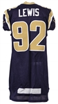 2000-12 St. Louis Rams Game Worn Jersey Collection - Lot of 8 w/ Leonard Little, Austin Pitts International Series & More (MEARS LOA)