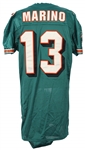 1998 Dan Marino Miami Dolphins Game Worn Home Jersey w/ Custom Crotch Piece (MEARS A10)
