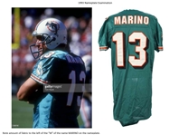 1998 Dan Marino Miami Dolphins Game Worn Home Jersey w/ Custom Crotch Piece (MEARS A10)