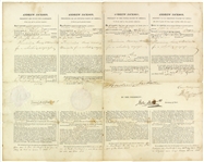1835 Andrew Jackson 7th President of the United States Signed Document (PSA/DNA)