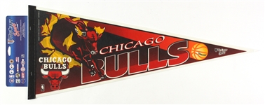 1982-98 Baseball Basketball Olympics Pennant Collection - Lot of 6 w/ 1982 Milwaukee Brewers Multi Signed Including Robin Yount, Cecil Cooper, Mike Caldwell & More (JSA)