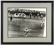 Shot Heard Around The World Framed Autograph Photo