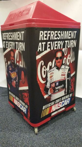 1990s NASCAR 20”x20”x40” Beverage Cooler 