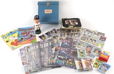 1950s-90s Sports Cards Star Wars 45RPM Record Collection - Lot of 850+ w/ Beatles, Elvis Presley, Ken Griffey Jr. Signed Card, 1970s Basketball Cards & More 