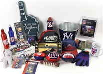 1980s-2000s Trading Cards New York Yankees New York Giants Massive Memorabilia Collection - Lot of 1,000+ 