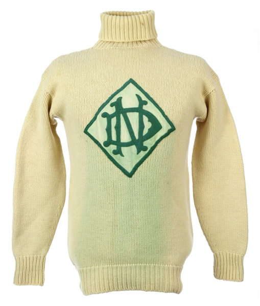 1900-10 Notre Dame Style Spalding Turtleneck Football Sweater (MEARS LOA)