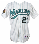 1994 Chuckie Carr Florida Marlins Home Jersey (MEARS LOA)