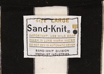 1960's circa Sand Knit Football Referee Jersey (MEARS LOA)