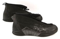 2000-01 Stromile Swift Vancouver Grizzlies Signed Game Worn Air Jordan XV Sneakers (MEARS LOA/JSA)