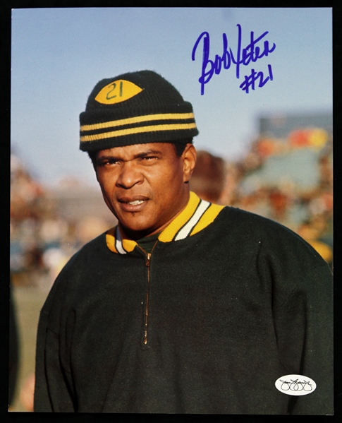 1963-70 Bob Jeter Green Bay Packers Signed 8" x 10" Photo (JSA Hologram)