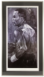 1993 Sugar Ray Leonard 22"x42" Lithograph From Stephen Holland (478/500)