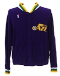 1994 circa John Stockton (Attributed) Utah Jazz Warm Up Jacket (MEARS LOA)