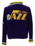 1994 circa John Stockton (Attributed) Utah Jazz Warm Up Jacket (MEARS LOA)