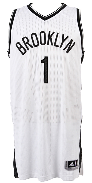 2013-15 Mason Plumlee Brooklyn Nets Signed Jersey (JSA)