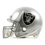 1998 Rickey Dudley Oakland Raiders Game Used Helmet (MEARS LOA) 