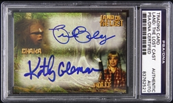 2013 Phil Paley Kathy Coleman Chaka Holly Land of the Lost Signed Card (PSA/DNA Slabbed)