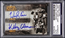 2013 Kathy Coleman Wesley Eure Holly Will Land of the Lost Signed Card (PSA/DNA Slabbed)