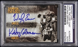 2013 Wesley Eure Kathy Coleman Will Holly Land of the Lost Signed Card (PSA/DNA Slabbed)