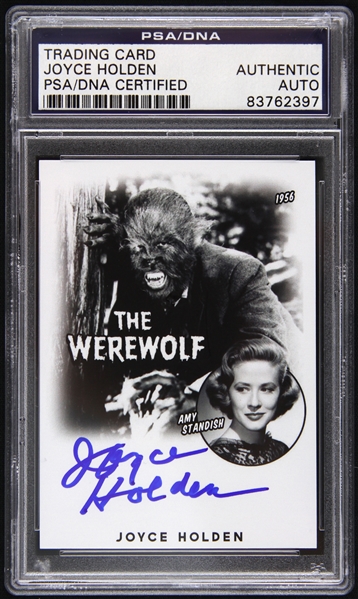 2014 Joyce Holden The Werewolf Signed Trading Card (PSA/DNA Slabbed)