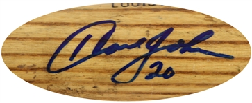 1986-89 Howard Johnson New York Mets Signed Louisville Slugger Professional Model Game Used Bat (MEARS LOA/JSA)