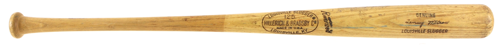 1974-75 Tommy McCraw Cleveland Indians H&B Louisville Slugger Professional Model Game Used Bat (MEARS LOA)