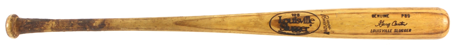 1983-85 Gary Carter Expos/Mets Louisville Slugger Professional Model Game Used Bat (MEARS A9.5)