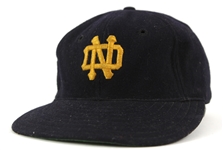 1951-53 circa Frank Leahy (Attributed) Notre Dame Fighting Irish Game Worn Coaches Cap (MEARS LOA)